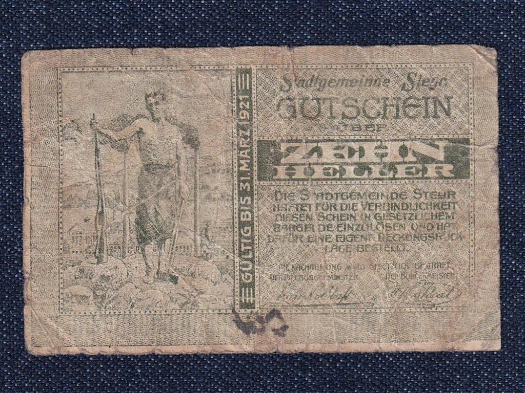 Ausztria Steyr 10 heller sz&uuml;ks&eacute;gp&eacute;nz
