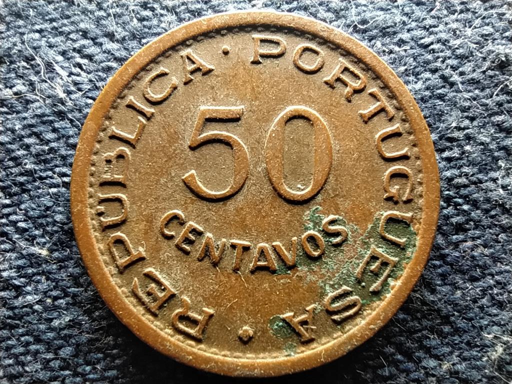 Mozambik Portug&aacute;lia tengerent&uacute;li tartom&aacute;nya (1951-1975) 50 centavo
