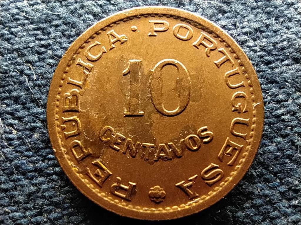 Mozambik Portug&aacute;lia tengerent&uacute;li tartom&aacute;nya (1951-1975) 10 centavo