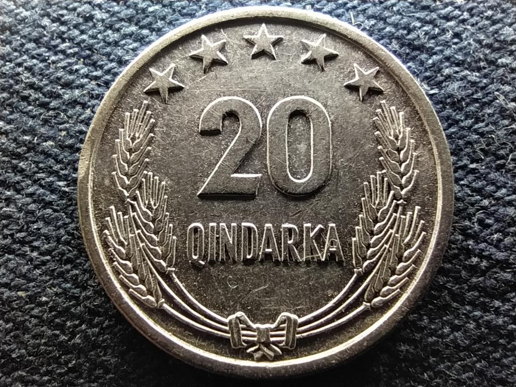 Alb&aacute;nia Szocialista K&ouml;zt&aacute;rsas&aacute;g (1945-1990) 20 Qindarka