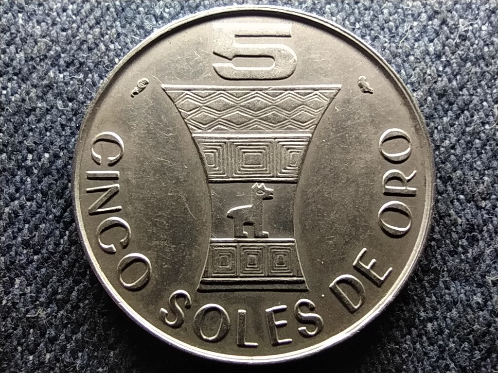 Peru inka cs&eacute;sze 5 sol