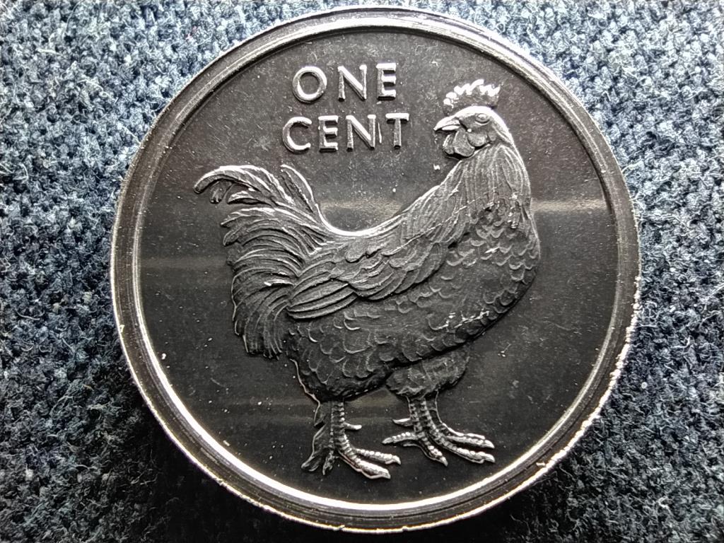 Cook-szigetek kakas 1 Cent