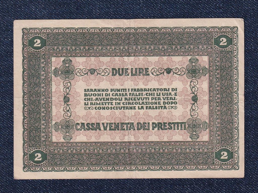 Olaszorsz&aacute;g Osztr&aacute;k-magyar megsz&aacute;ll&aacute;s 2 L&iacute;ra bankjegy