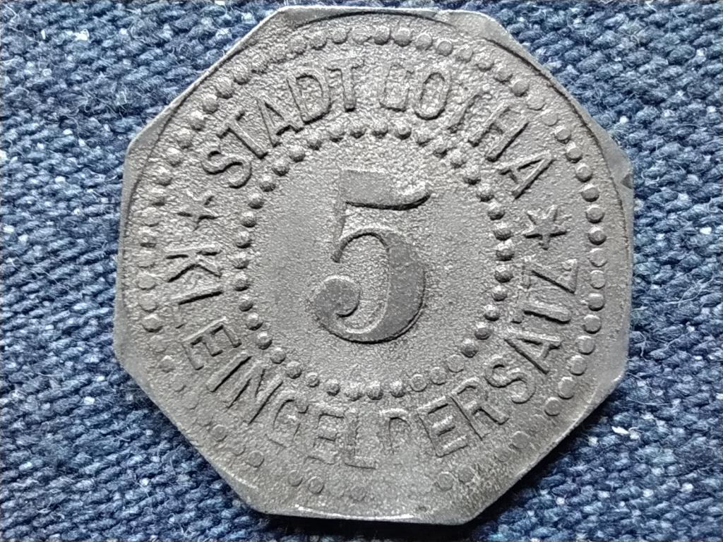 N&eacute;metorsz&aacute;g Gotha 5 Pfennig sz&uuml;ks&eacute;gp&eacute;nz