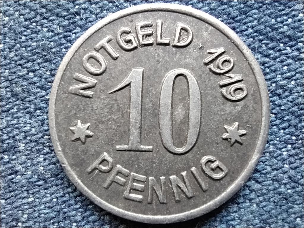 N&eacute;metorsz&aacute;g Bingen 10 Pfennig sz&uuml;ks&eacute;gp&eacute;nz