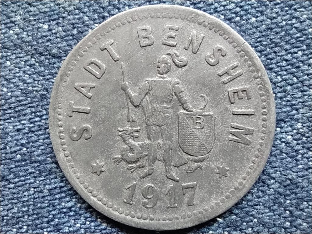 N&eacute;metorsz&aacute;g Bensheim 50 Pfennig sz&uuml;ks&eacute;gp&eacute;nz
