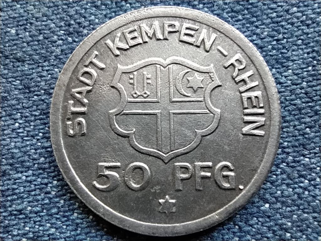 N&eacute;metorsz&aacute;g Kempen a. Rhein 50 Pfennig sz&uuml;ks&eacute;gp&eacute;nz
