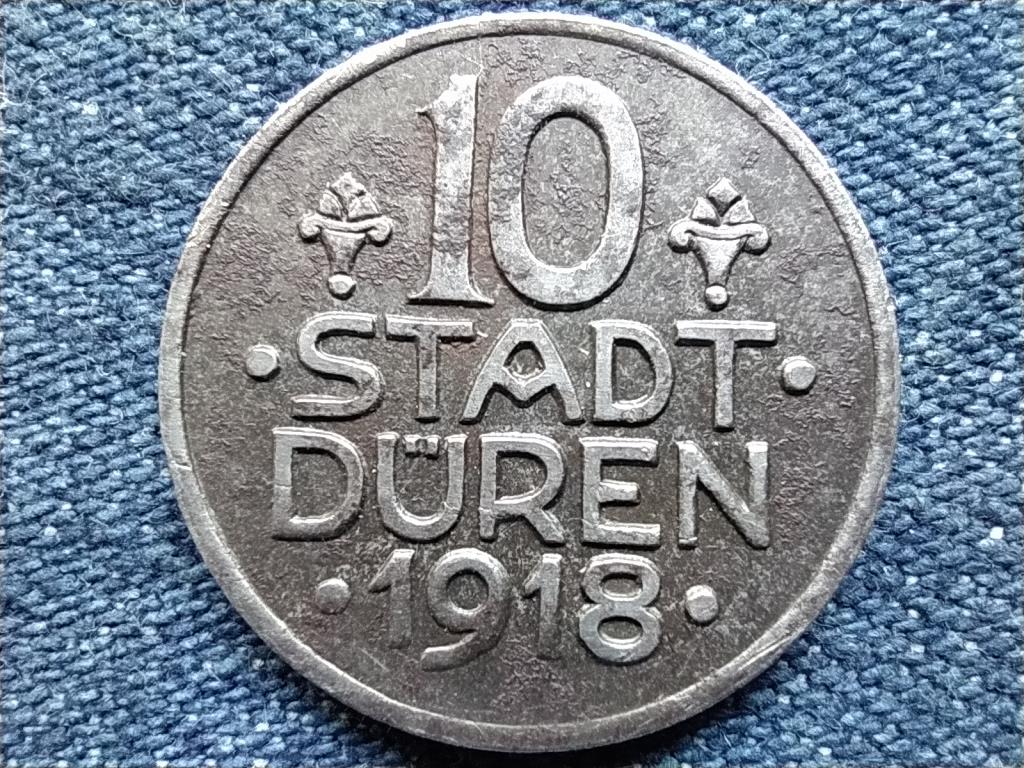 N&eacute;metorsz&aacute;g D&uuml;ren 10 Pfennig sz&uuml;ks&eacute;gp&eacute;nz
