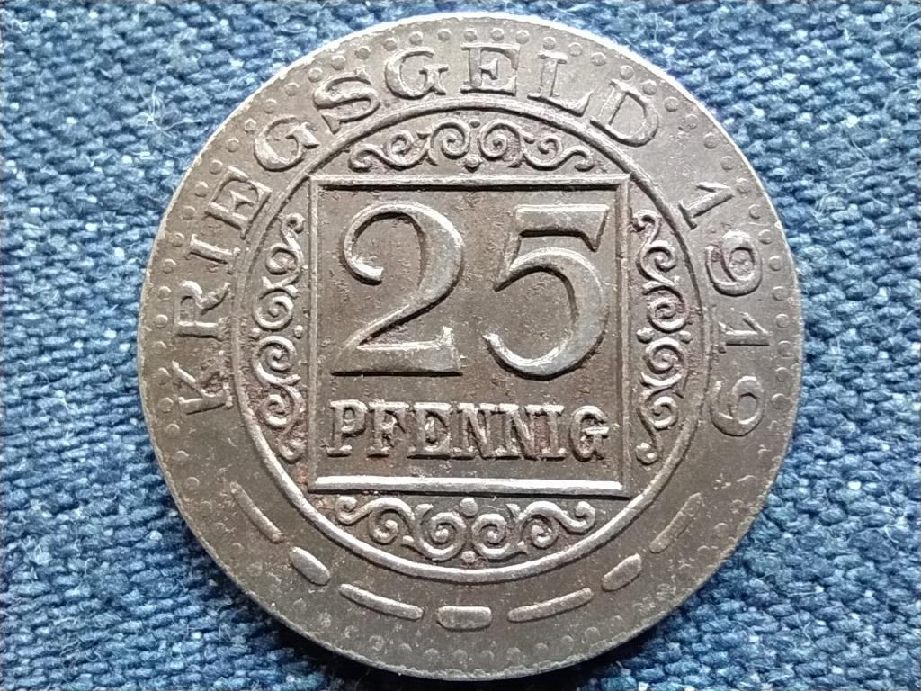 N&eacute;metorsz&aacute;g Oberhausen 25 Pfennig sz&uuml;ks&eacute;gp&eacute;nz