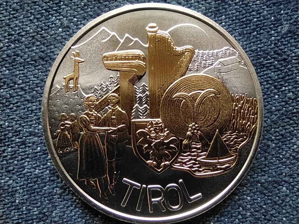 Ausztria Tirol .925 ez&uuml;st 10 Euro