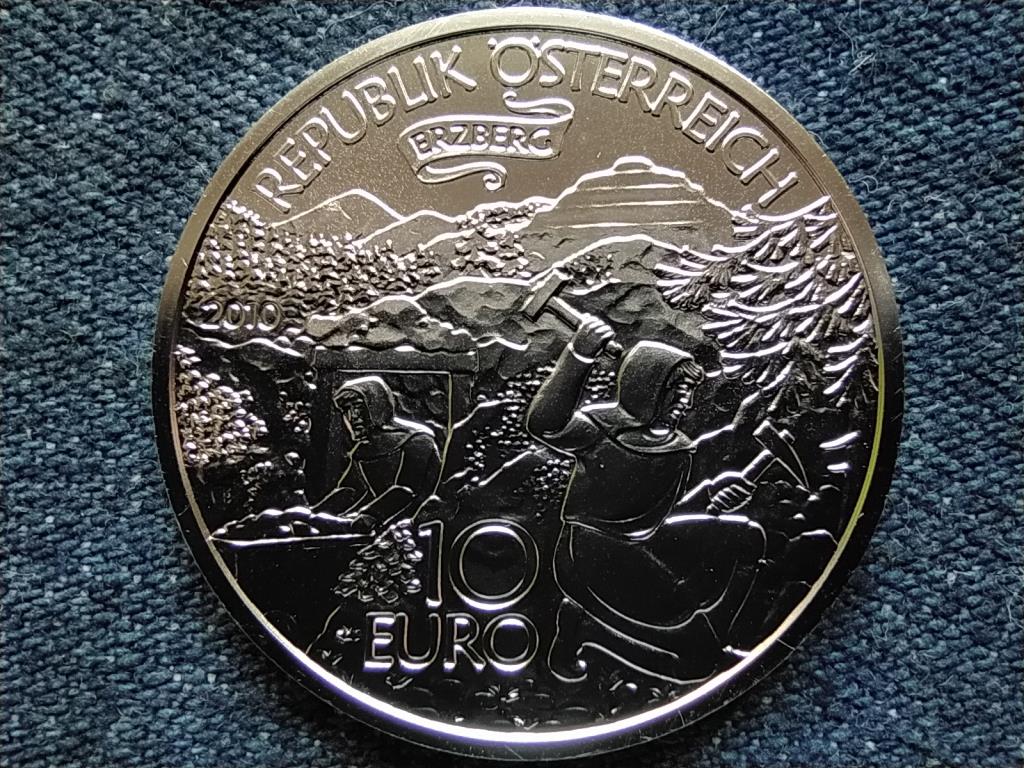 Ausztria Erzberg St&aacute;jerorsz&aacute;gban .925 ez&uuml;st 10 Euro