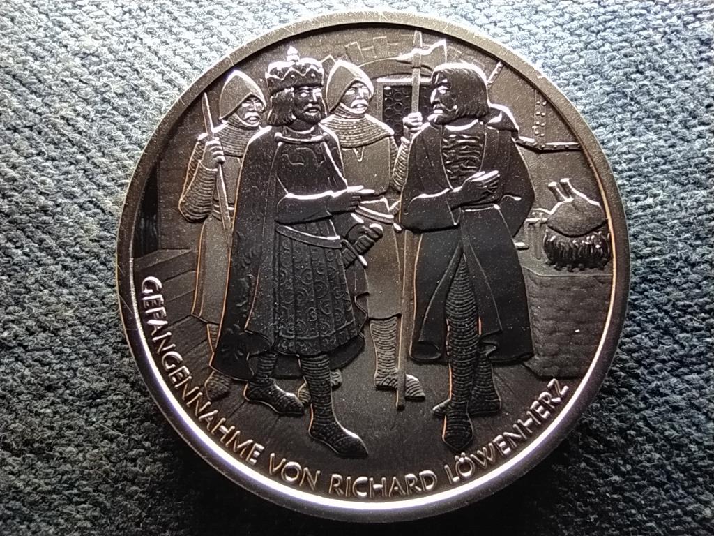 Ausztria Oroszl&aacute;nsz&iacute;vű Rich&aacute;rd D&uuml;rnsteinben .925 ez&uuml;st 10 Euro