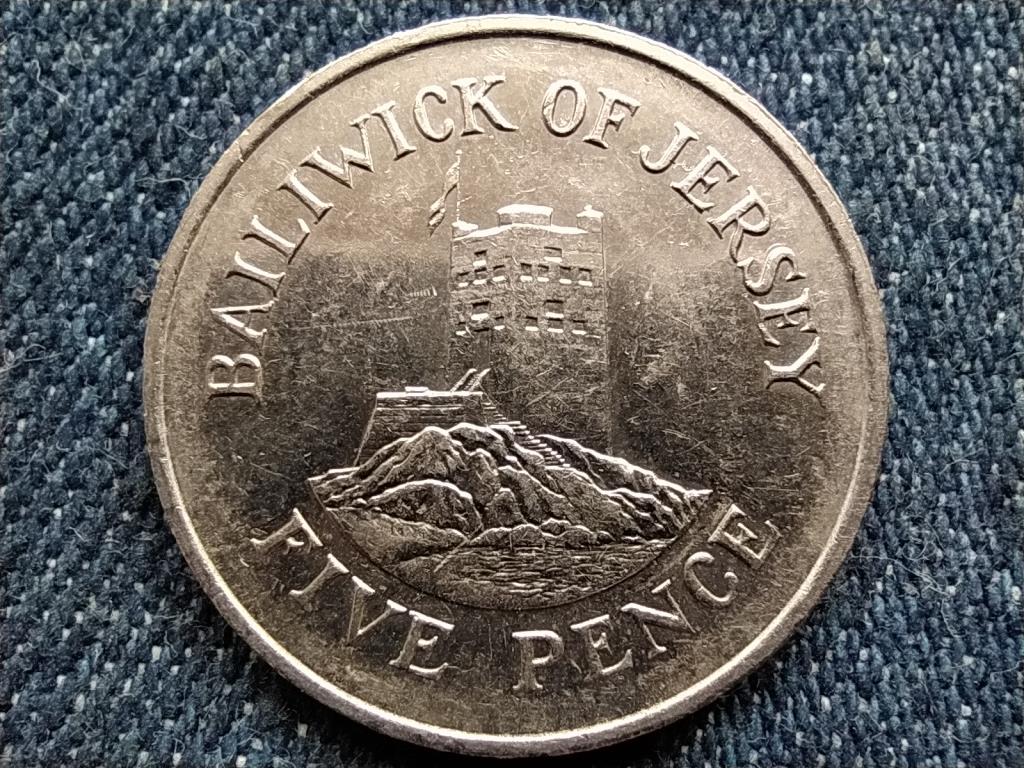 Jersey II. Erzs&eacute;bet 5 penny