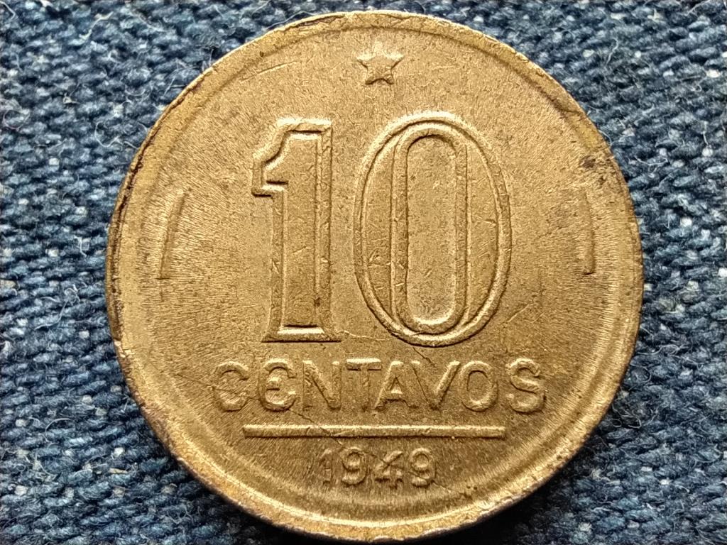 Braz&iacute;lia Jos&eacute; Bonif&aacute;cio (1763-1838) 10 centav&oacute;