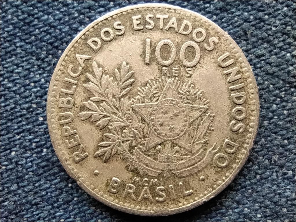 Braz&iacute;liai Egyes&uuml;lt &Aacute;llamok K&ouml;zt&aacute;rsas&aacute;g (1889-1967) Liberty 100 Reis