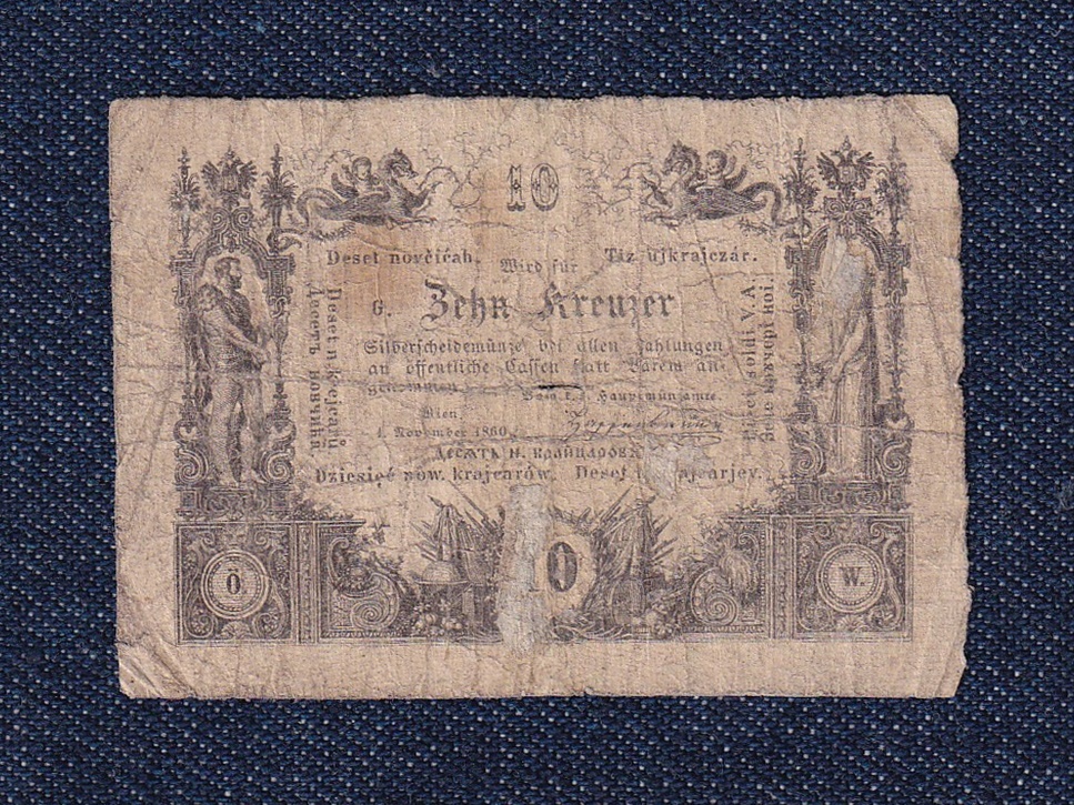 Ausztria 10 Krajc&aacute;r bankjegy