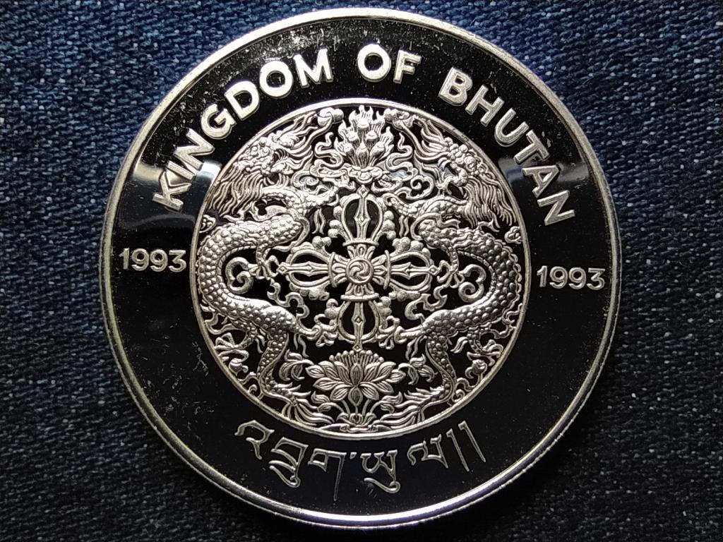 Bhut&aacute;n Labdar&uacute;g&oacute; Vil&aacute;gbajnoks&aacute;g .925 ez&uuml;st 300 Ngultrum