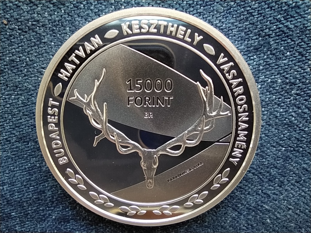 &bdquo;Egy a Term&eacute;szettel&rdquo; Vad&aacute;szati &eacute;s Term&eacute;szeti Vil&aacute;gki&aacute;ll&iacute;t&aacute;s .925 ez&uuml;st 15000 Forint