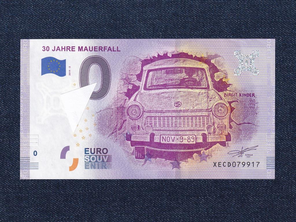 N&eacute;metorsz&aacute;g 30 &eacute;ves a Berlini fal lebont&aacute;sa Euro bankjegy