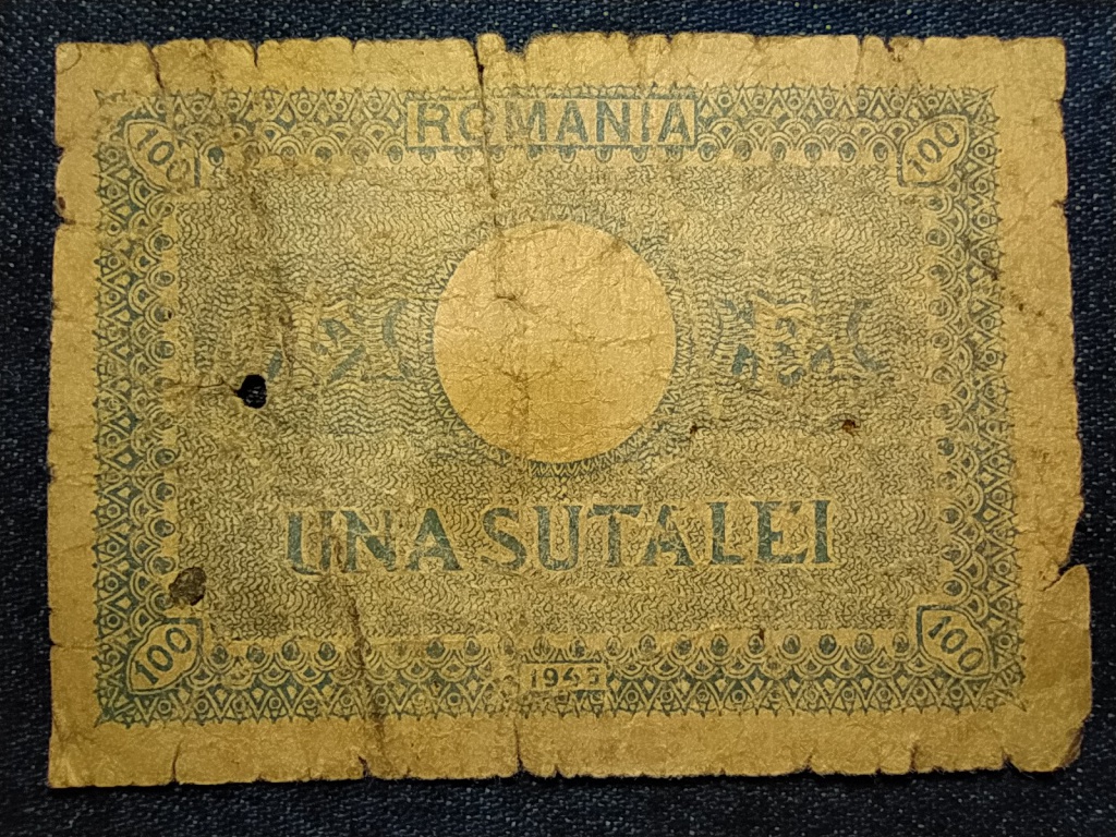 Rom&aacute;nia I. Mih&aacute;ly (1940-1947) 100 Lej bankjegy