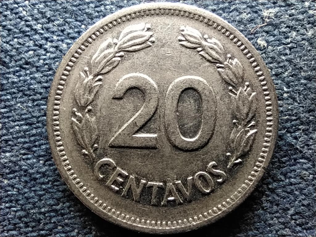Ecuador K&ouml;zt&aacute;rsas&aacute;g (1830-0) 20 Centavo