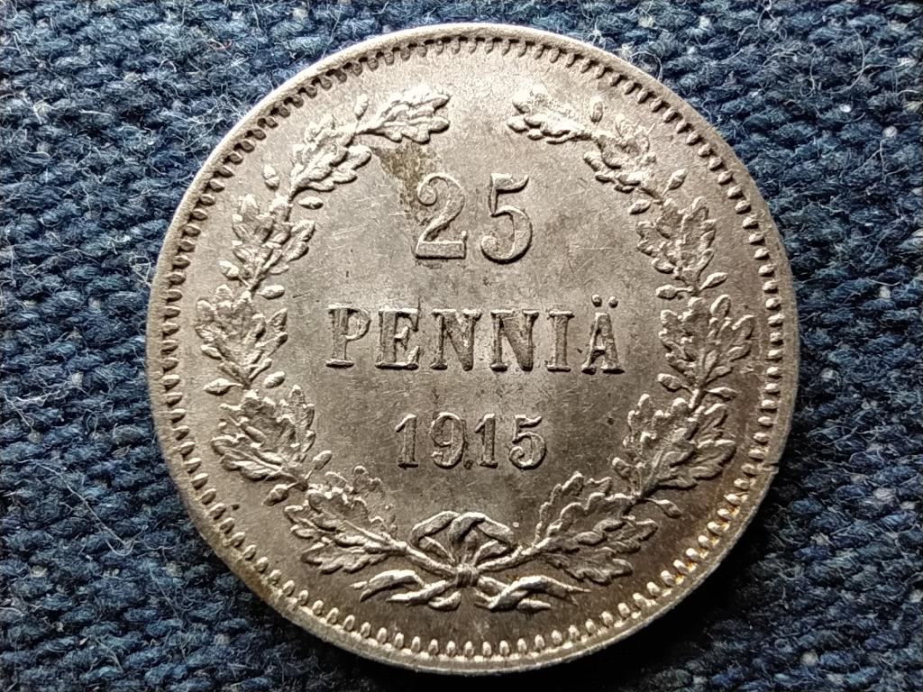 Finnorsz&aacute;g II. Mikl&oacute;s (1894-1917) .750 ez&uuml;st 25 penni
