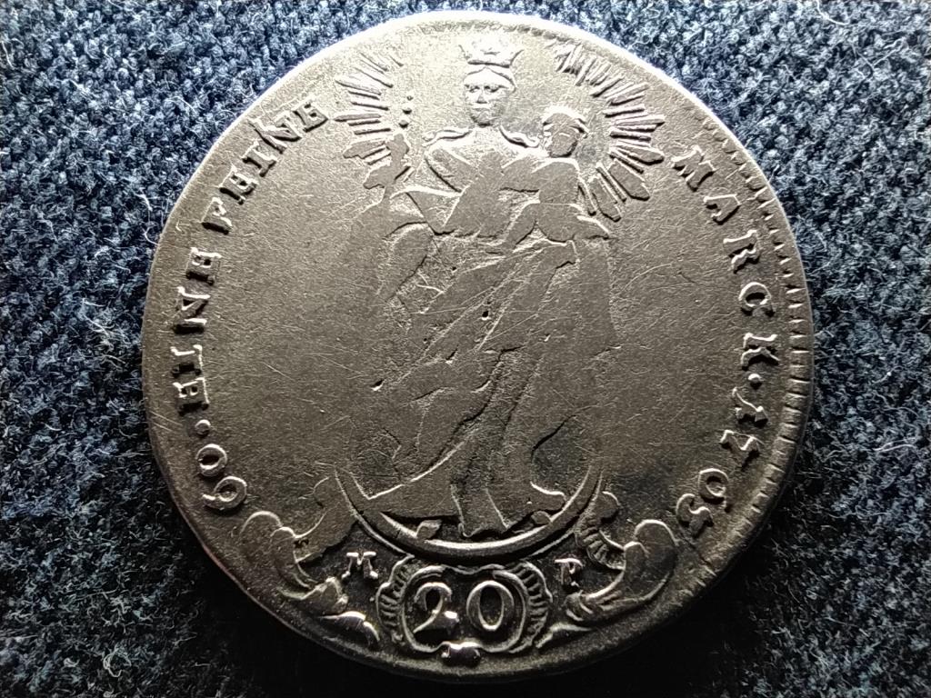 N&eacute;met &Aacute;llamok W&uuml;rzburgi P&uuml;sp&ouml;ks&eacute;g A. F. von Seinsheim (1755-1779) ez&uuml;st 20 krajc&aacute;r