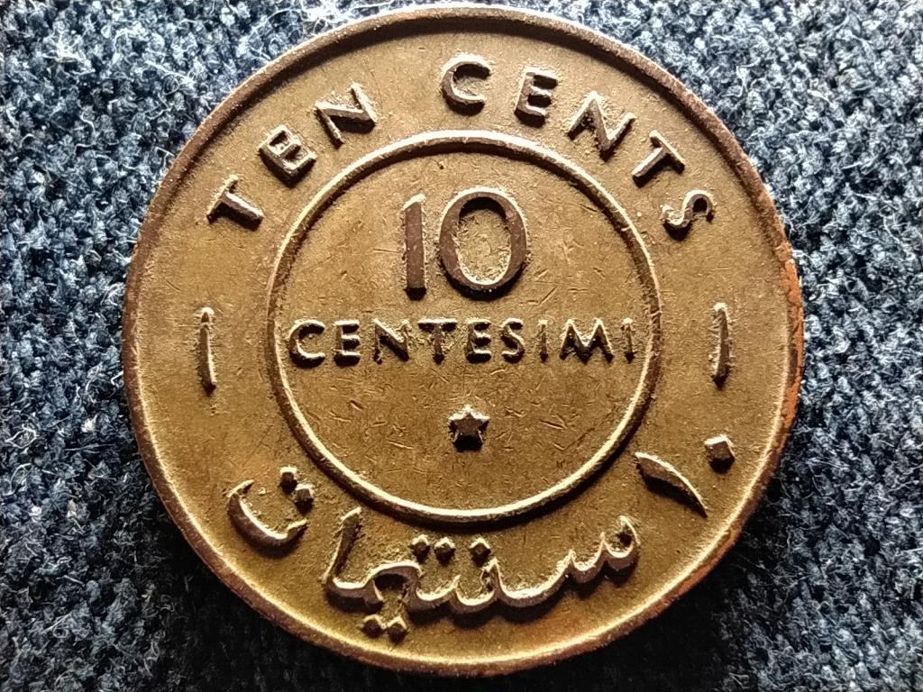 Szom&aacute;lia 10 centesimi