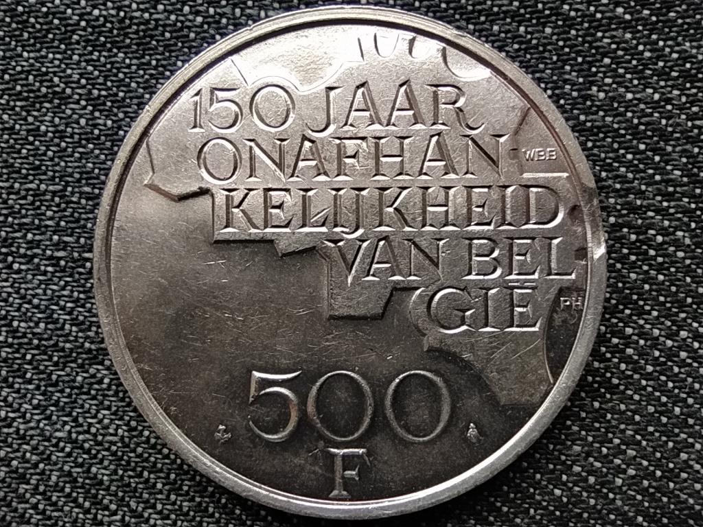 Belgium A f&uuml;ggetlens&eacute;g 150. &eacute;vfordul&oacute;ja 500 Frank (holland felirat)