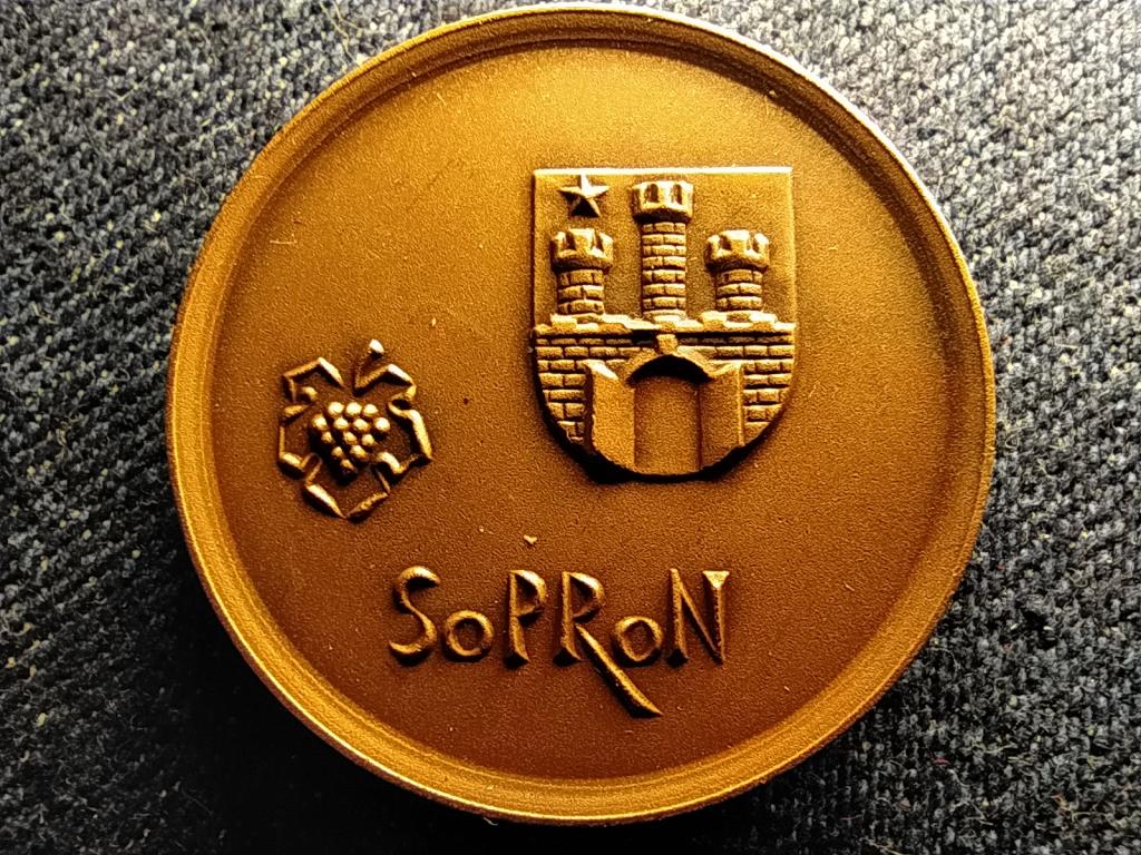 Magyar v&aacute;rosok bronz &eacute;rem Sopron, Tűztorony