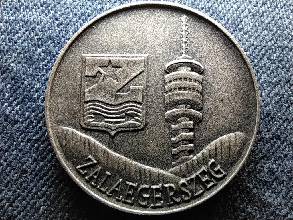Magyar v&aacute;rosok bronz &eacute;rem Zalaegerszeg, TV torony
