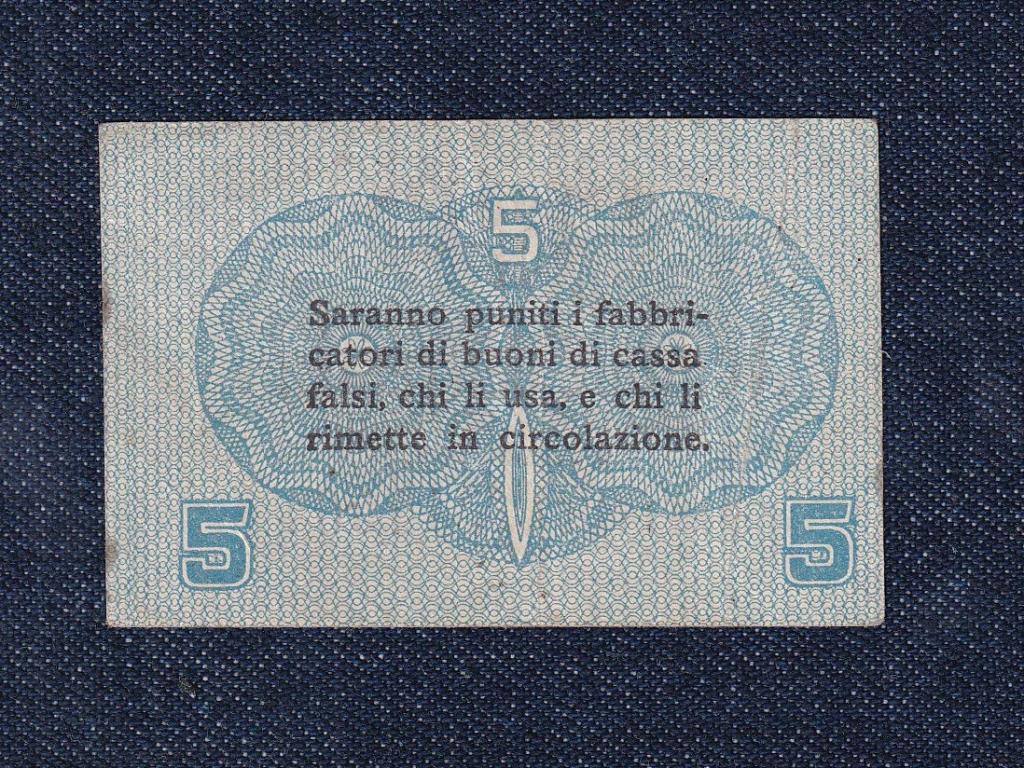 Olaszorsz&aacute;g 5 Centesimi bankjegy