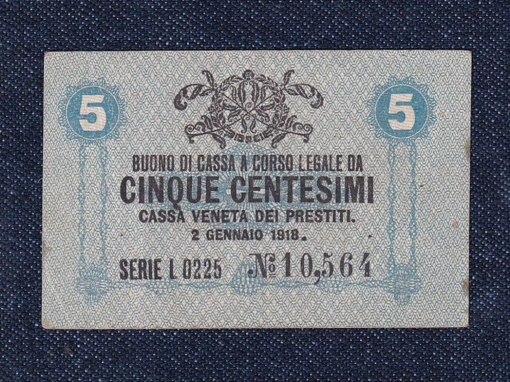 Olaszorsz&aacute;g 5 Centesimi bankjegy