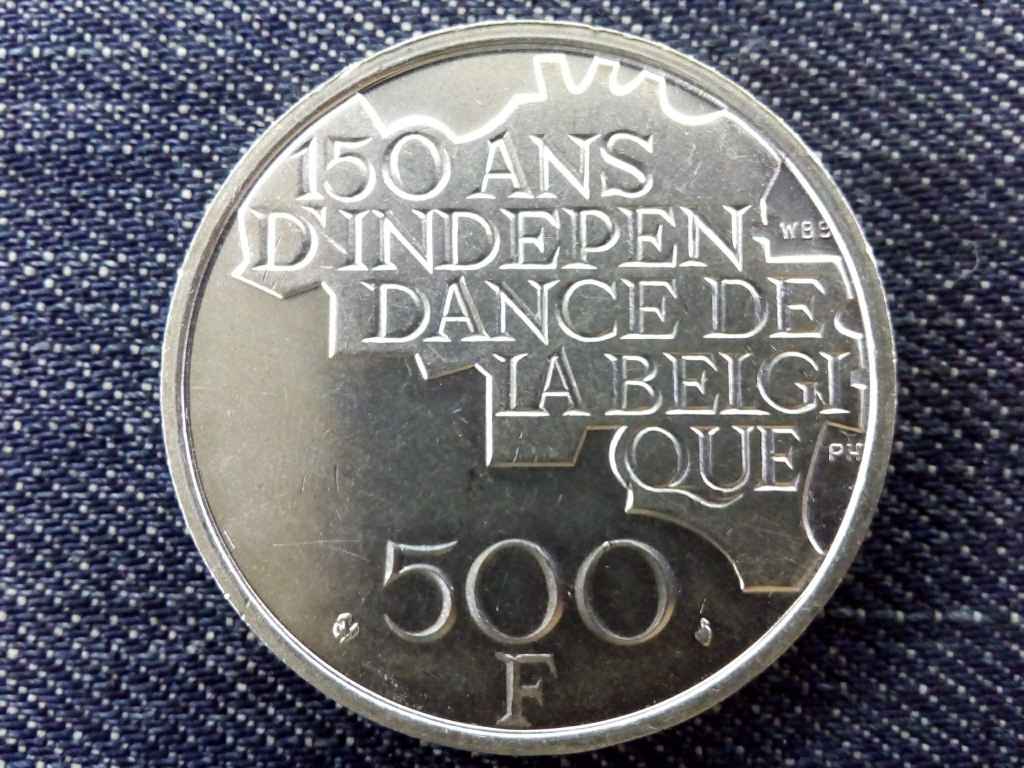 Belgium A f&uuml;ggetlens&eacute;g 150. &eacute;vfordul&oacute;ja 500 Frank (francia felirat)