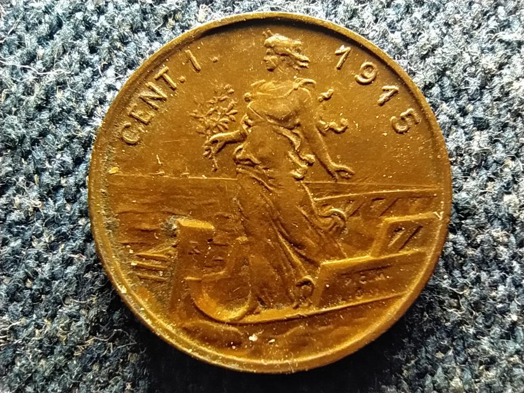Olaszorsz&aacute;g III. Viktor Em&aacute;nuel (1900-1946) 1 Centesimi