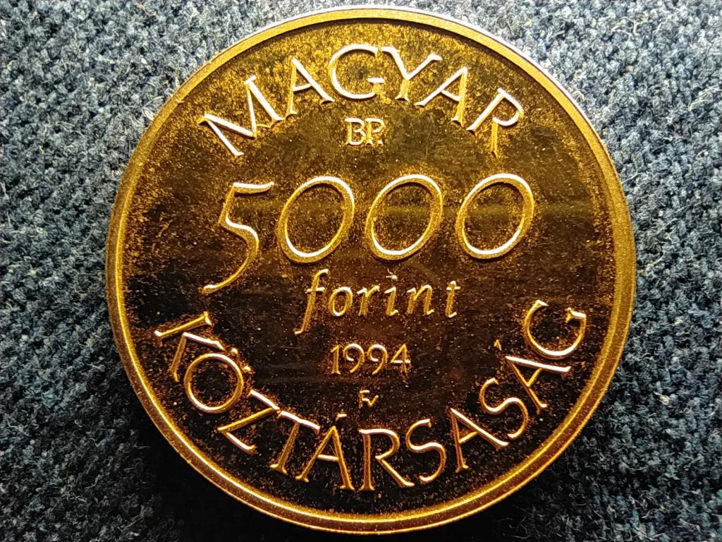 Vesz&eacute;lyeztetett &aacute;llatvil&aacute;g T&uacute;zok .584 arany 5000 Forint 7,77g