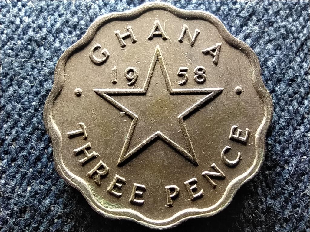 Gh&aacute;na II. Erzs&eacute;bet (1957-1960) 3 pence