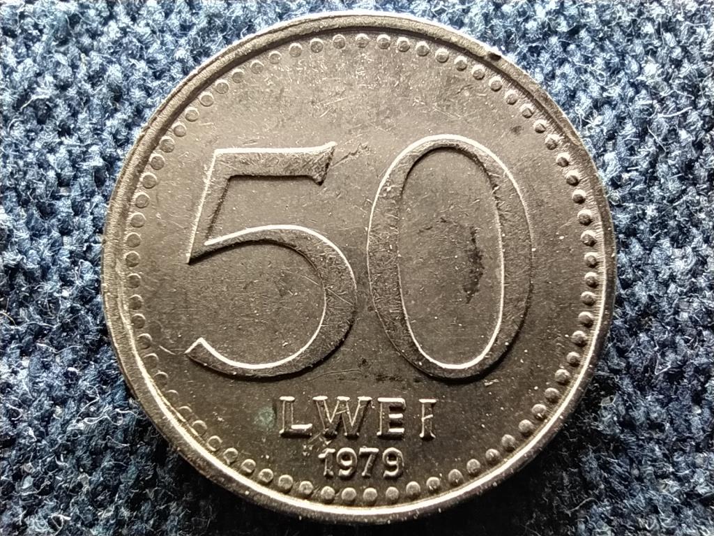 Angola N&eacute;pk&ouml;zt&aacute;rsas&aacute;g (1975-1992) 50 lwei