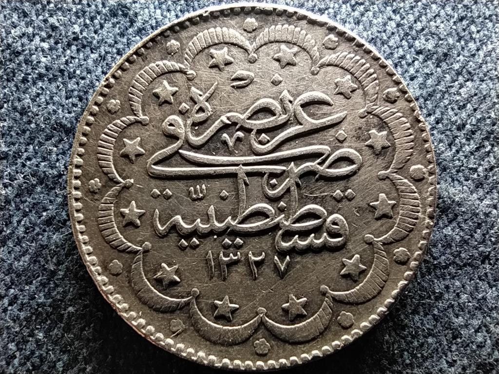 Oszm&aacute;n Birodalom V. Mehmed (1909-1918) .830 ez&uuml;st 5 kurus