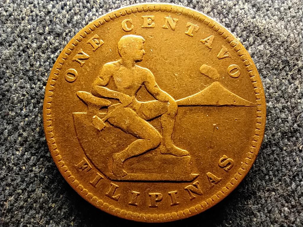 F&uuml;l&ouml;p-szigetek USA fennhat&oacute;s&aacute;g (1901-1935) 1 centavo