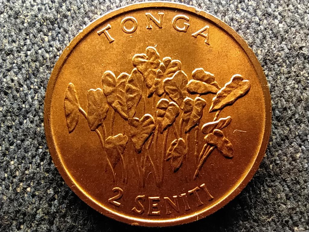 Tonga IV. Tupou Taufaʻahau (1965-2006) FAO Csal&aacute;dtervez&eacute;s 2 seniti
