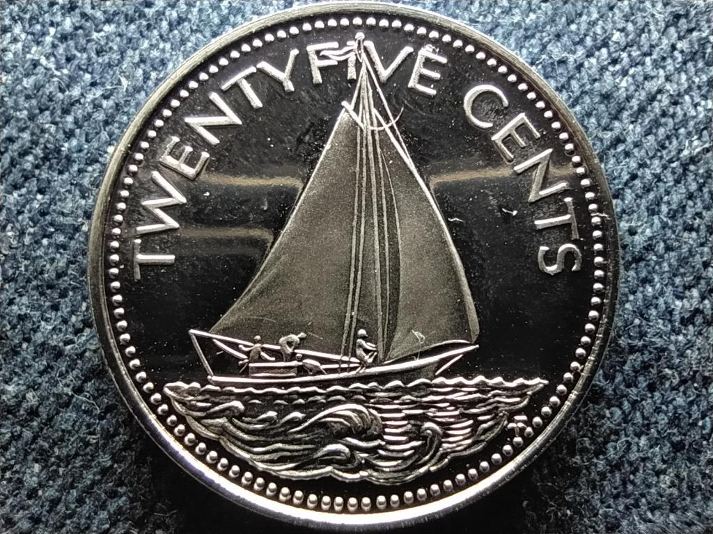 Bahama-szigetek II. Erzs&eacute;bet (1952-2022) 25 Cent