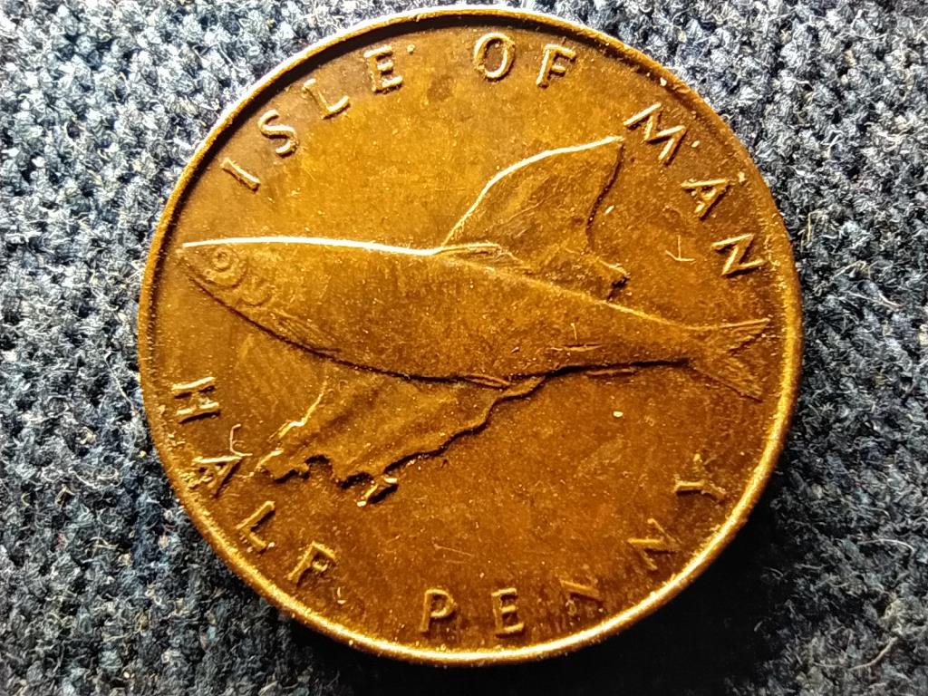 Man-sziget II. Erzs&eacute;bet (1952-2022) 1/2 Penny 