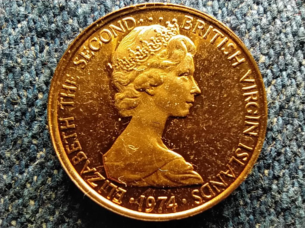 Brit Virgin-szigetek II. Erzs&eacute;bet (1952-1963) 1 Cent