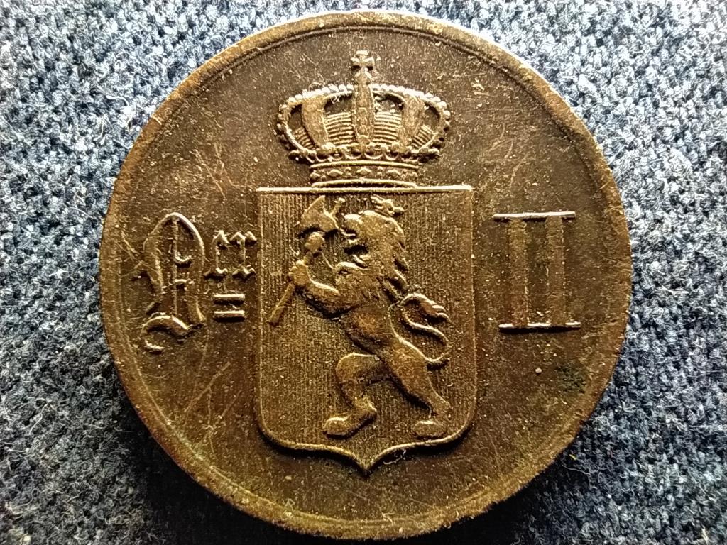 Norv&eacute;gia II. Oszk&aacute;r (1872-1905) 5 &Ouml;re