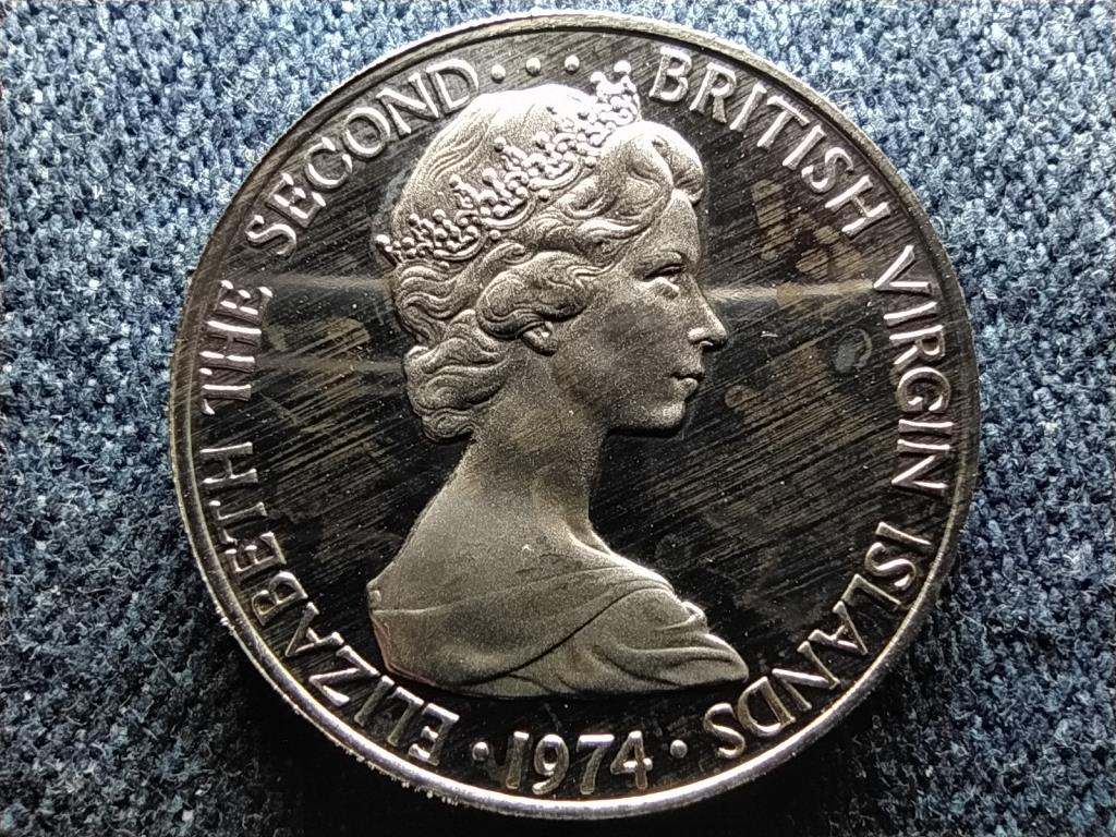 Brit Virgin-szigetek II. Erzs&eacute;bet (1952-1963) 25 Cent