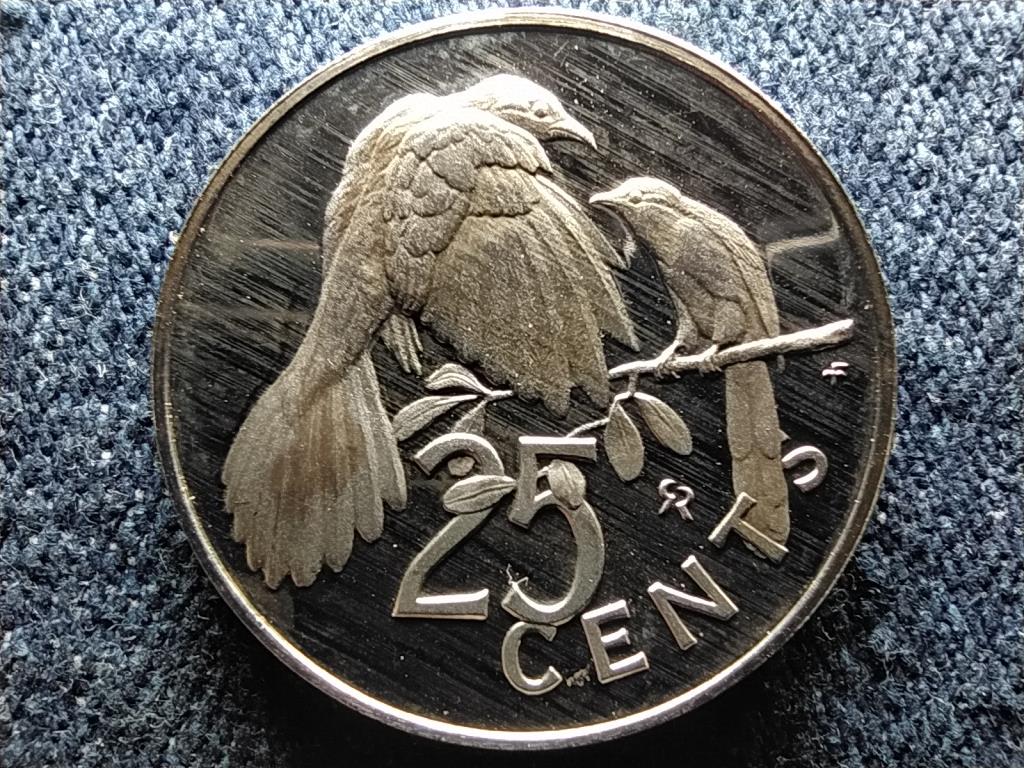 Brit Virgin-szigetek II. Erzs&eacute;bet (1952-1963) 25 Cent