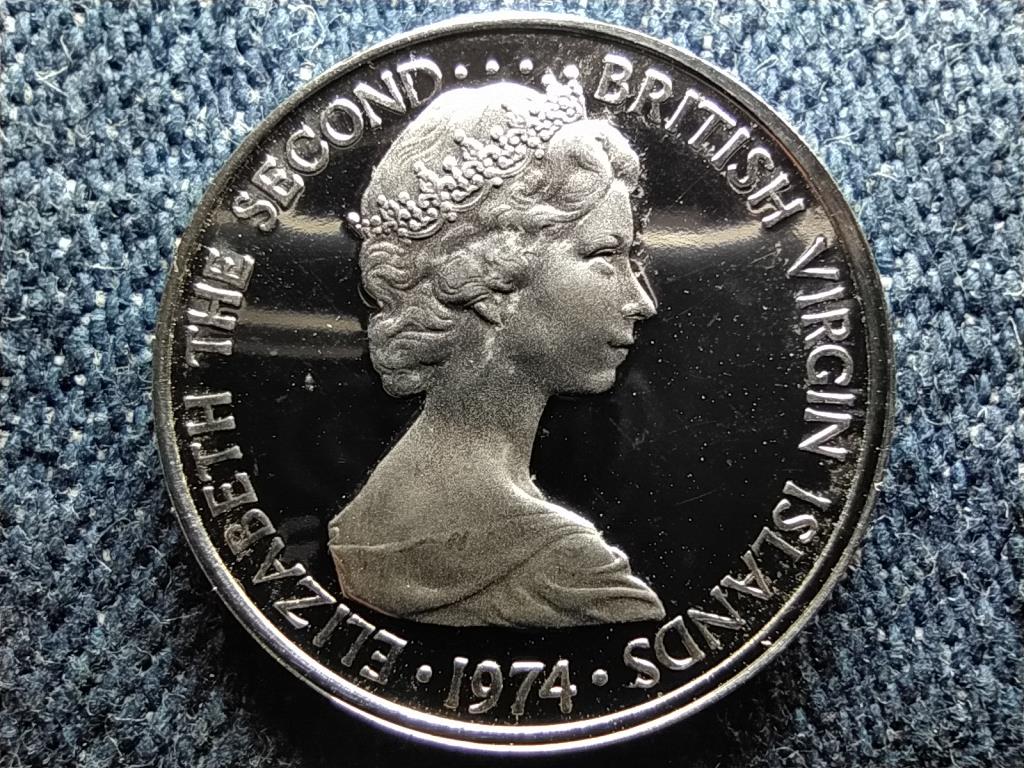 Brit Virgin-szigetek II. Erzs&eacute;bet (1952-1963) 5 Cent