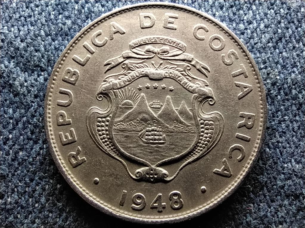 Costa Rica M&aacute;sodik K&ouml;zt&aacute;rsas&aacute;g (1948-0) 25 Centimo