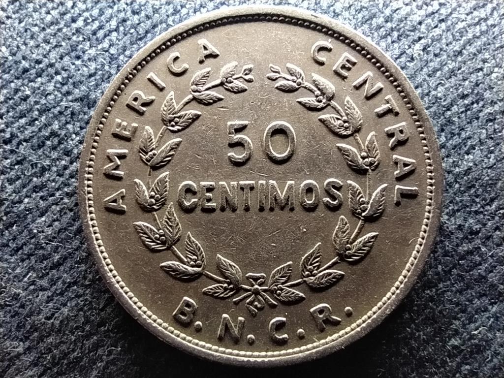 Costa Rica M&aacute;sodik K&ouml;zt&aacute;rsas&aacute;g (1948-0) 50 Centimo